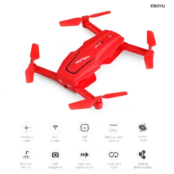 

Wltoys Q636 WiFi FPV Drone 720P HD Camera Foldable Selfie G-Sensor Optical Flow Positioning Altitude Hold RC Quadcopter Drone