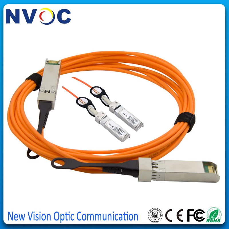 Бесплатная доставка 7 м (23 фута) совместимый с сетями Arista 40G QSFP + Активный