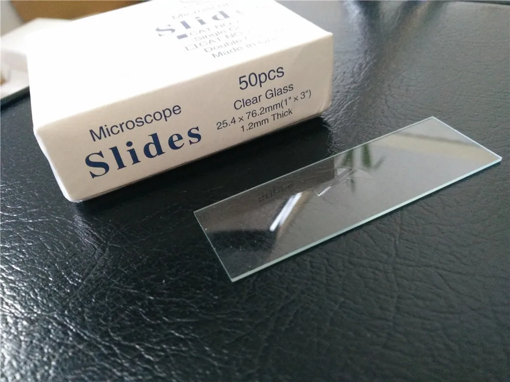 High Quality 50 PCS 7103 Laboratorial Single Concave Microscope Blank