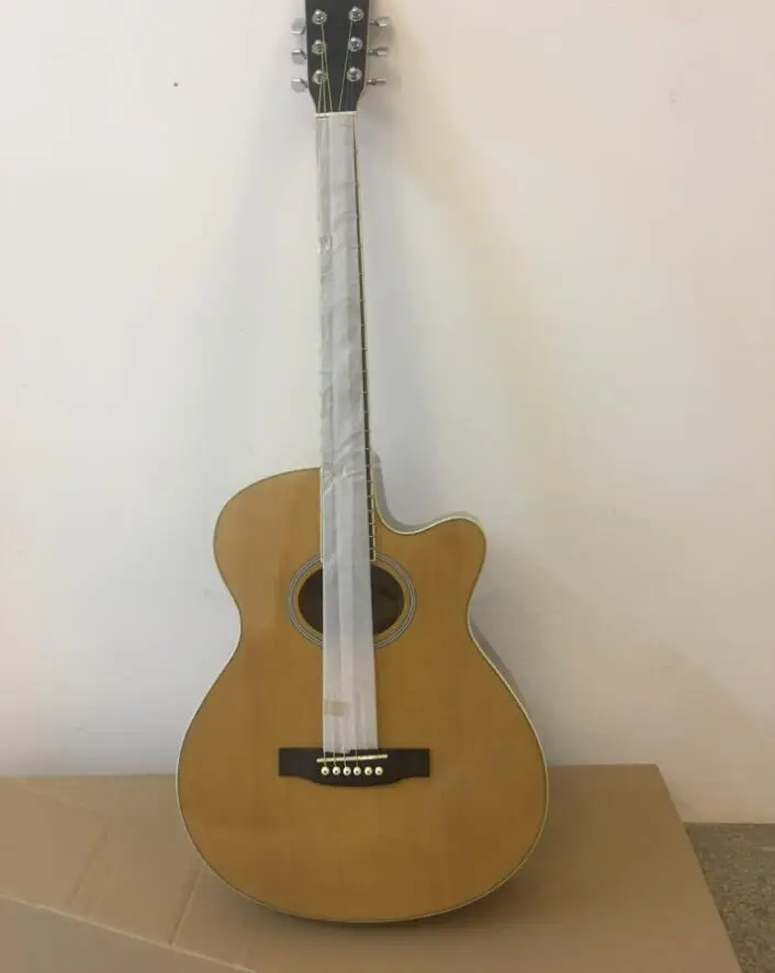 

40 inch plywood light guitar beginner folk acoustic guitar musical instrument wholesale free shipping