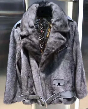 

Winter female jacket temperment wild coat fashion loclmltive mink coats high quality super beauty weather capptto donna vadim