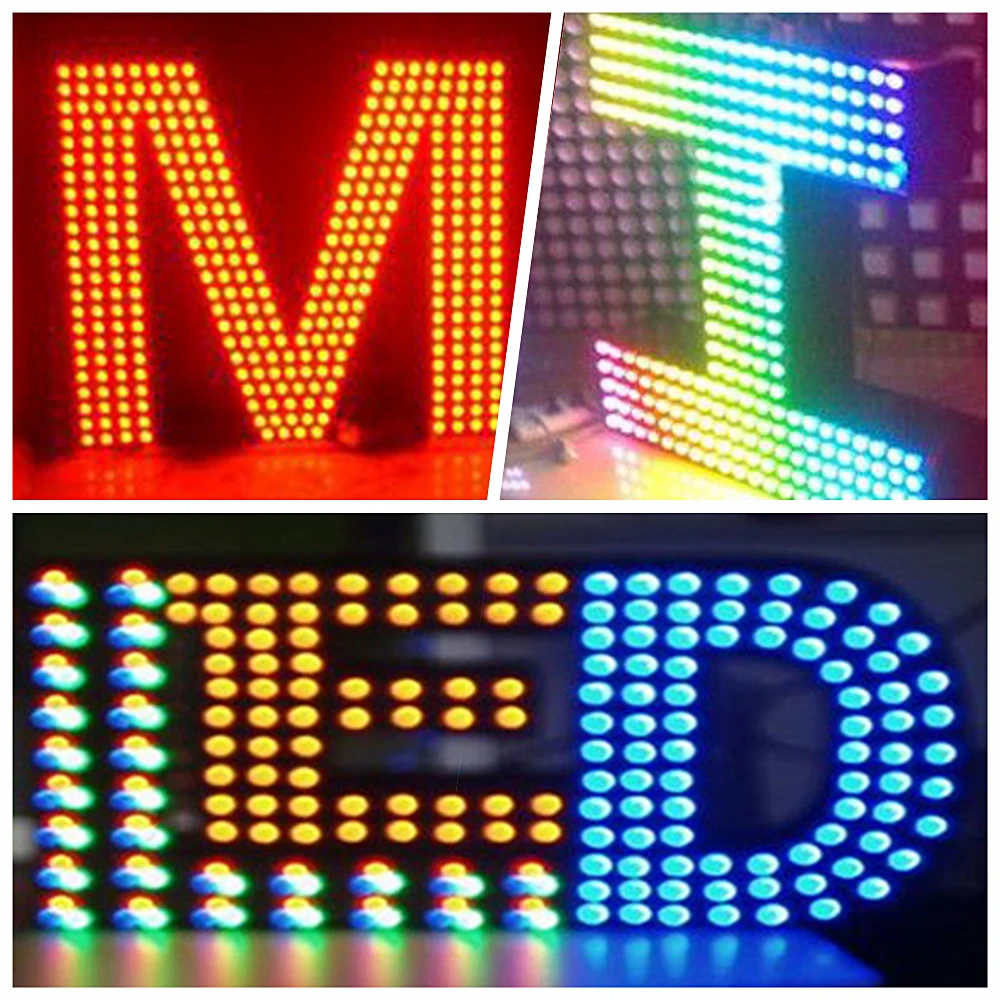1000 шт. WS2811 Светодиодный пиксельный модуль IP68 500 RGB рассеянный адресный 12 мм для