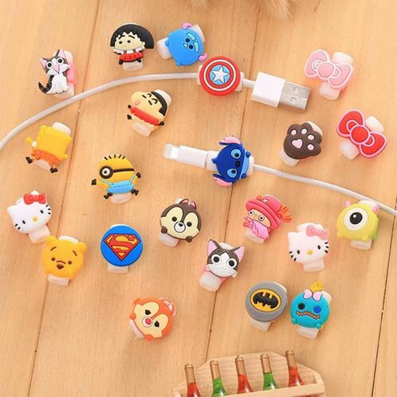 Cartoon font b Cable b font Protector Data Line Cord Protector Protective Case font b Cable