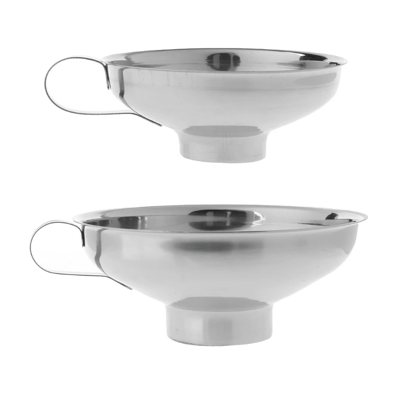 

Stainless Steel Wide Mouth Canning Kitchen Tools Funnel Cup Hopper Filter