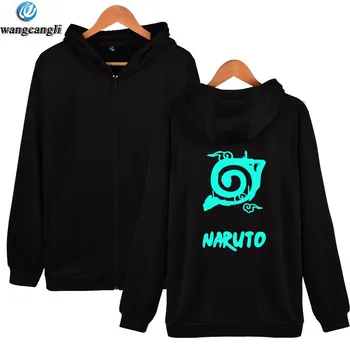 

Anime Naruto Zipper hoodies sweatshirts men/women autumn winter long sleeve hoodie sweatshirt Hip Hop Plus Size Jacket clothes