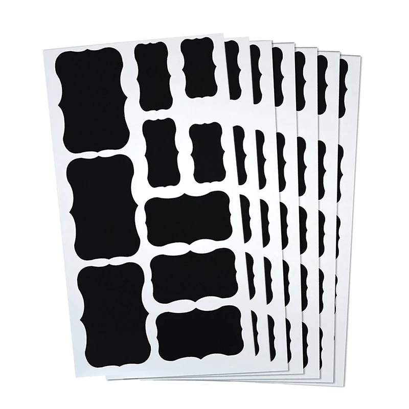 

Chalkboard blackboard label removable and self-adhesive sticker label Vinyl Chalkboard Label Sticker bottle jars organization
