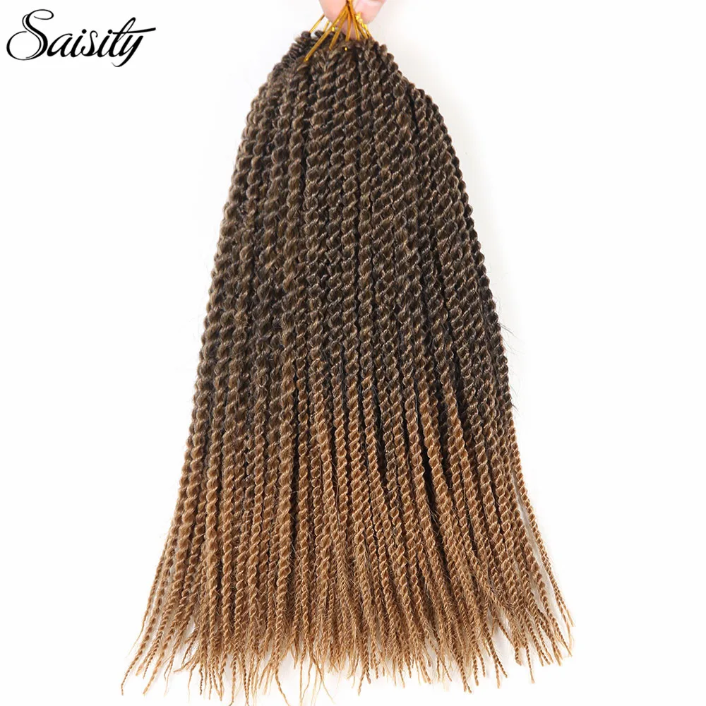 Вязанные крючком косички для волос senegaleset twist ombre синтетические наращивания