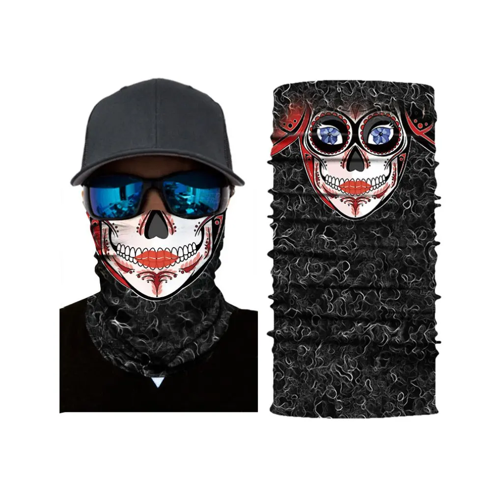 AC561, езды на велосипеде, мотоцикле и головы теплый шарф на шею маска «Череп» Лыжная маска-Балаклава маска-повязка страшное лицо щит на