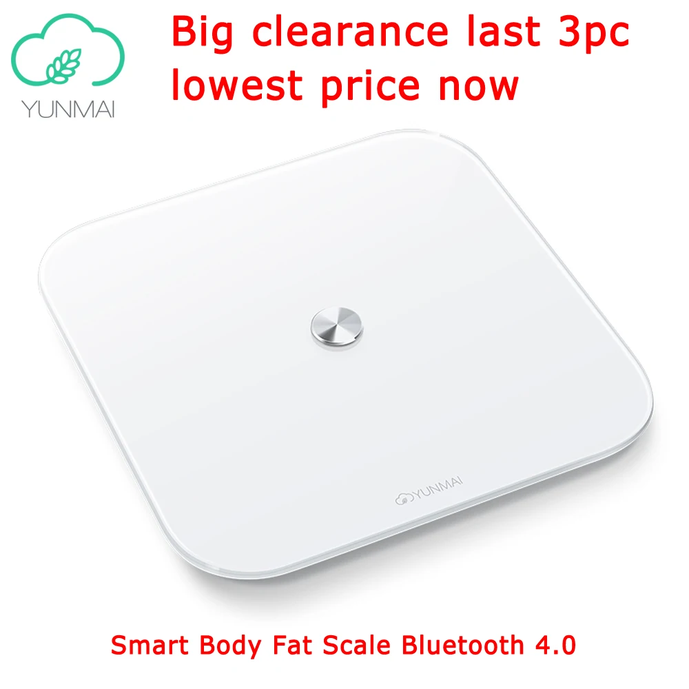 

[Global Version] Yunmai Scale SE M1680 Smart Body Fat Scale Bluetooth 4.0 LED Screen APP Remote Control Body Composition Monitor