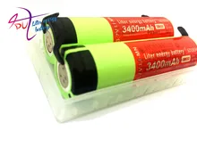 100% New Original NCR18650B 3.7 v 3400 mah 18650 Lithium Rechargeable Battery Welding Nickel Sheet batteries