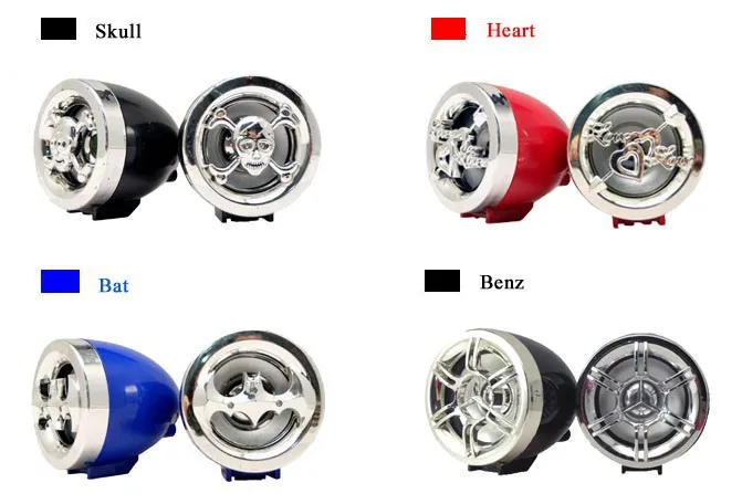 2.5inch half-plated speakers