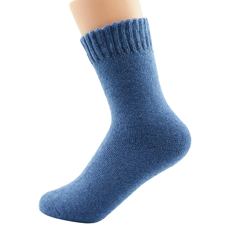 AZUE 5 пар утолщенных зимних носков дышащие шерстяные носки с милым рисунком медведя теплые носки для мужчин и женщин