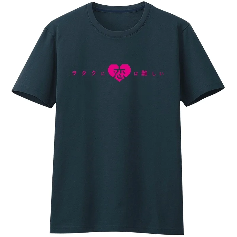 Аниме Wotakoi: Love is Hard for Otaku, футболка, модная мужская футболка, хлопок, короткий рукав, топы, футболка - Цвет: 05