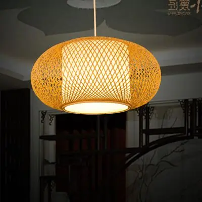 Bamboo chandelier chandelier Chinese antique restaurant hotel teahouse inn hand rattan Japanese chandelier zb63 Bamboo chandelier chandelier Chinese antique restaurant hotel teahouse inn hand rattan Japanese chandelier zb63