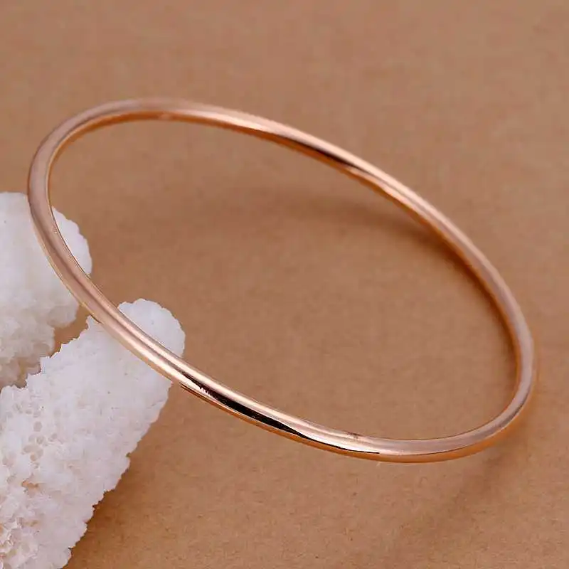 

2017 hotnew copper 925 sterling silver jewelry bracelet fine fashion bracelet rosegold best quality wholesale and retail SMTB137