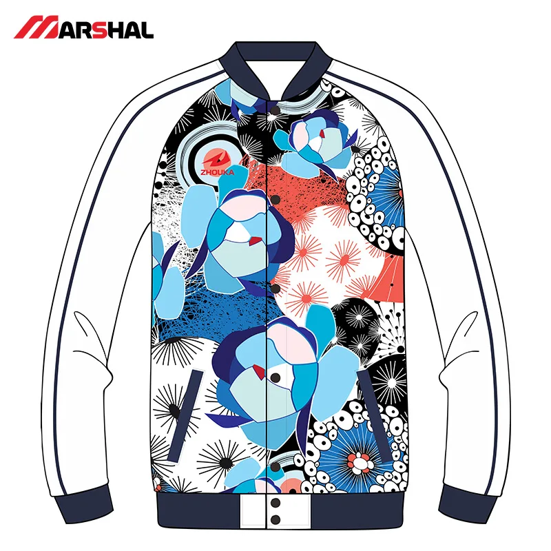 

Mens Tracksuit Custom Sublimated Jackets Uniform Shirts Baseball Jersey design on line