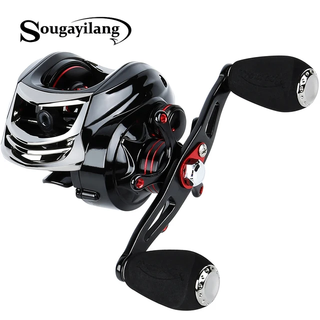 Cheap Sougayilang Baitcasting Reel Dual Brake System Reel 5.5KG Max Drag 11+1 BBs 6.3:1 High Speed Casting Coil Fishing Wheel Tackle Cheap Sougayilang Baitcasting Reel Dual Brake System Reel 5.5KG Max Drag 11+1 BBs 6.3:1 High Speed Casting Coil Fishing Wheel Tackle