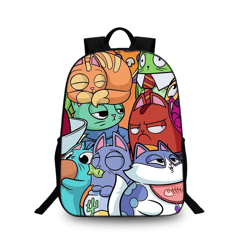 

2019 New Hot Arrival Lost Kitties Backpack for Teens Back To School Bookbag Lovely Student Gift Boys&Girls Travel Bagpack