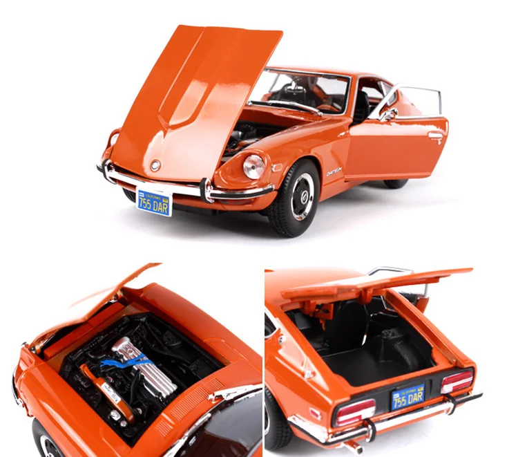 1:18 LE Datsun 240Z моделирование модели игрушечный автомобиль сплава задерживаете детские игрушки подлинное коллекция подарок внедорожных