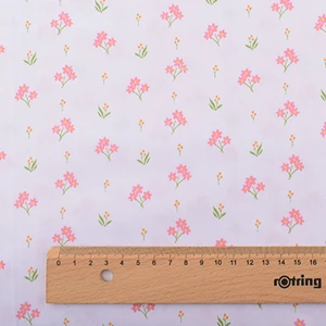 Chainho, 8 дизайнерских Маленьких Розовых цветочных серий, печатная саржевая хлопковая ткань, для поделок шитья, материал для детей и малышей, полметра - Цвет: B 1 piece 50x160cm