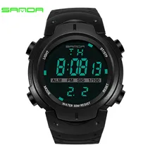 Relogio masculino светодиодный цифровые часы для мужчин SANDA модные повседневные уличные спортивные наручные часы для мужчин водонепроницаемые мужские часы relojes