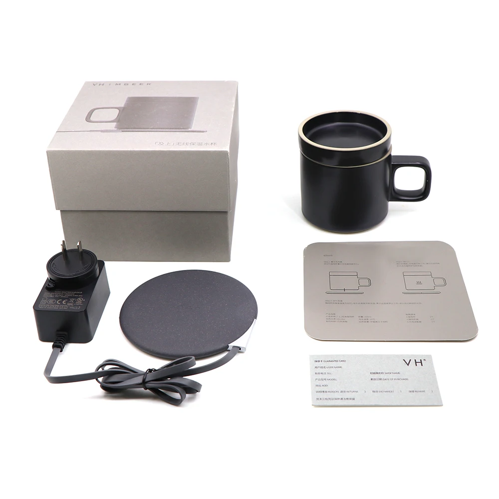 Qi Mug Wireless Charging Mug 2-in-1 Coffee Cup 55