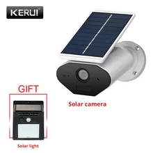 KERUI L4 Солнечная камера для безопасности, беспроводная ip-камера, wifi, водонепроницаемая, 1.3MP, HD IR, ночное видение, солнечная батарея