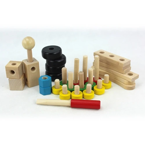 wood  car combination removable toy fun wooden math toy for kids baby assembling toys disassembly montessori Educational toy