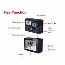 Upslon Original Ultra HD 1080P 4K 30fps 170D WiFi Helmet go Waterproof Pro diving underwater sport cam Eken H3R Action Camera