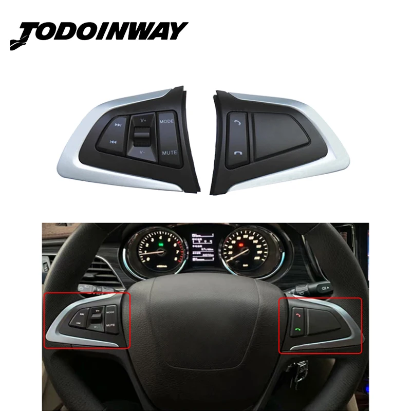 

car steering wheel button multimedia audio control switch bluetooth volume button fits for Wuling Confero S