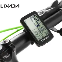 Lixada Waterproof USB Rechargeable Wireless Bike Cycling Computer Bicycle Speedometer Odometer Bike Computer Mount Holder