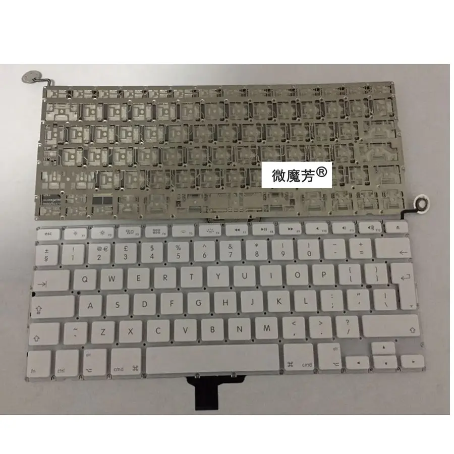 Key/Key Apple Macbook Unibody White 6.1 & 7.1 Keyboard A1342 2009 2010 #TS-2 