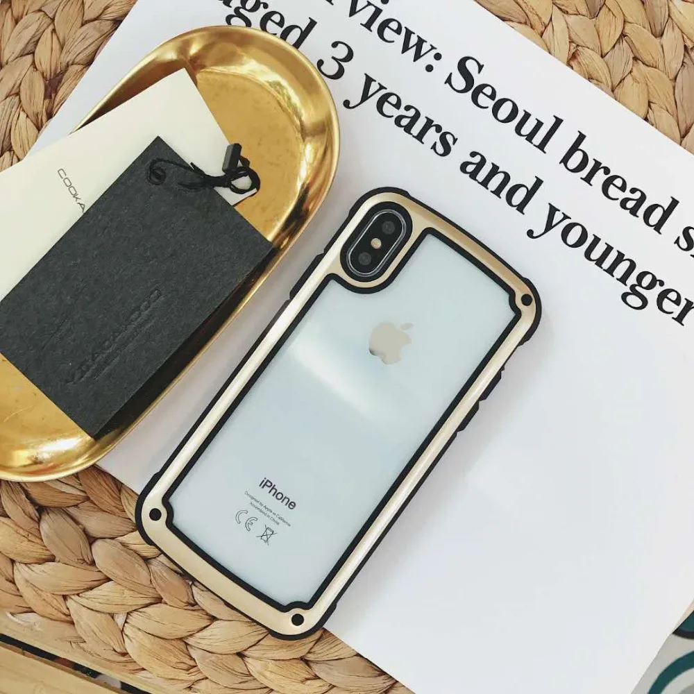 Для iPhone X SX XR 6 7 8 plus чехол с защитой от гравитационного удара усиленная защита