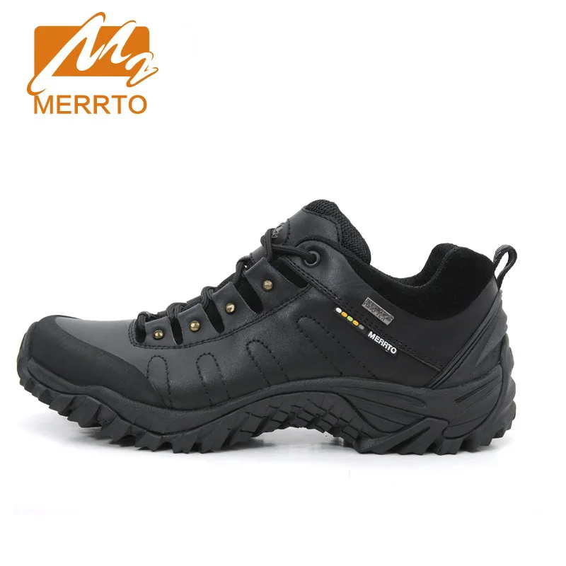 2018 Merrto Lovers Walking Shoes Breathable Waterproof Outdoor Shoes Full-grain leather For Lovers Free Shipping 18016/18004