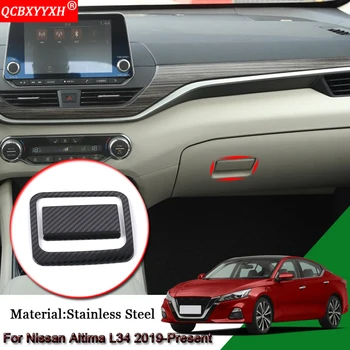 

Car Styling Interior Co-pilot Storage Box Decorative Sequins Auto Stickers Cover Accessories For Nissan Altima L34 2019-Present