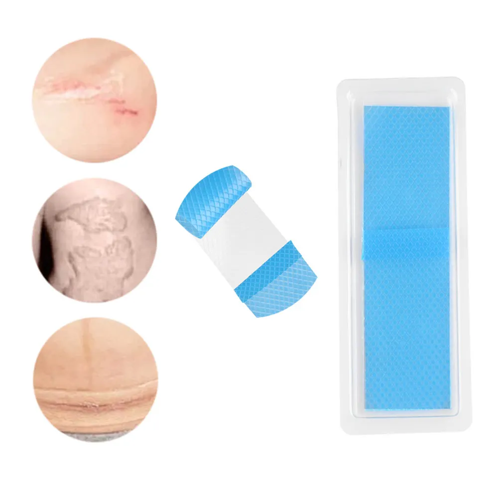 

1 Sheet Silicone Scar Removal Patch Reusable Acne Gel Scars Therapy Remove Trauma Burn Skin Repair Makeup Tools Kit