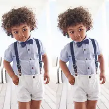 infant boy suspender outfit