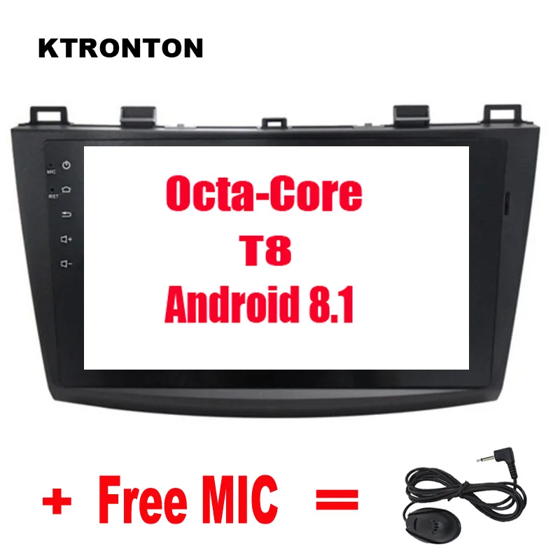 Sale 2.5D IPS Screen ! 8 Octa-core Android 8.1 Car DVD Player for Mazda 3 2009-2013 with Glonass GPS Radio Mirror Link Wifi BT DVR SD 0