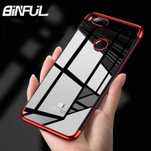 For Xiaomi Mi A1 Case Cover Transparent Plating TP