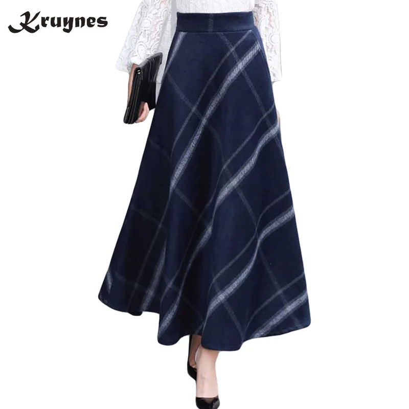 woolen long skirt and top