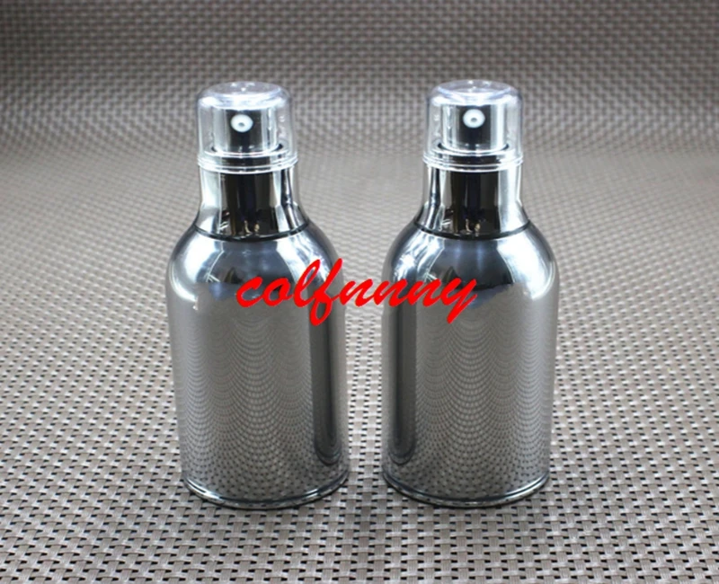 

50pcs/lot Fast Shipping 50ml UV airless bottle Rotation vacuum pump bottle lotion bottle used for Cosmetic Containe