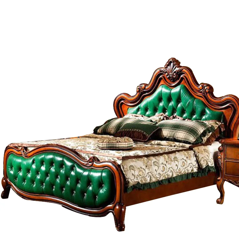 NeoclassicalEuropeanAmericanwoodmatrimonialBeddoubleBed18