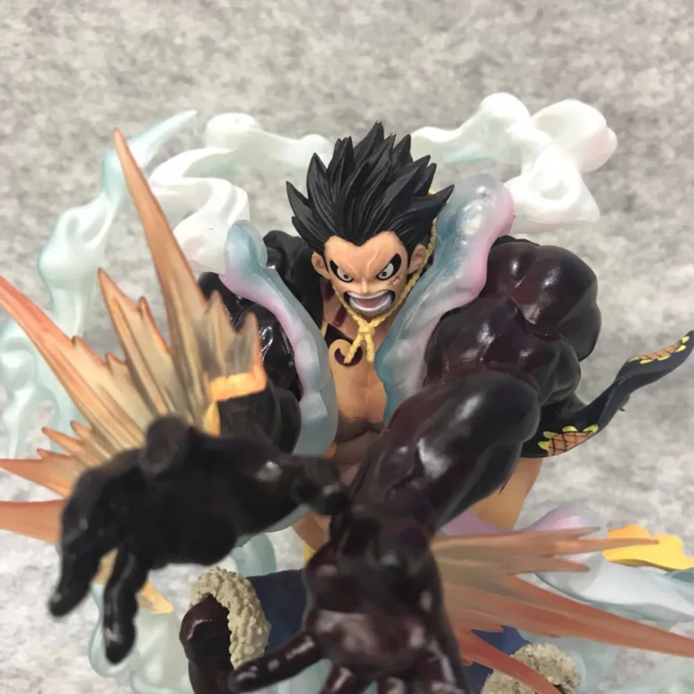 Аниме 18 см цельная Обезьяна D Luffy Gear 4 Leo Bazooka ver. ПВХ фигурка Коллекционная модель