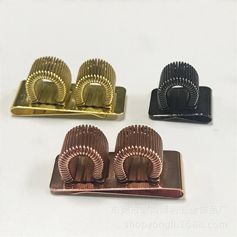 

New Stainless Pen Holder Clip With Spring Pocket Clip For Notebook And Clipboard Fits Almost All Pen Size Office School Supplies