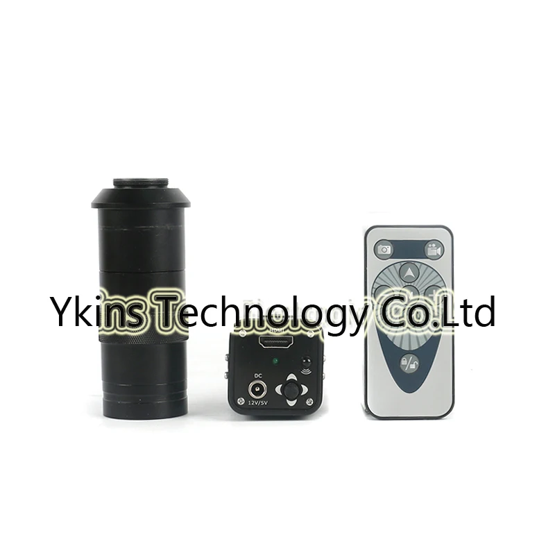 

1080P HD 60F / S HDMI Industrial Video Microscope Camera + Infrared Remote Control + 100X C Mounting Lens for Iphone PCB Repair