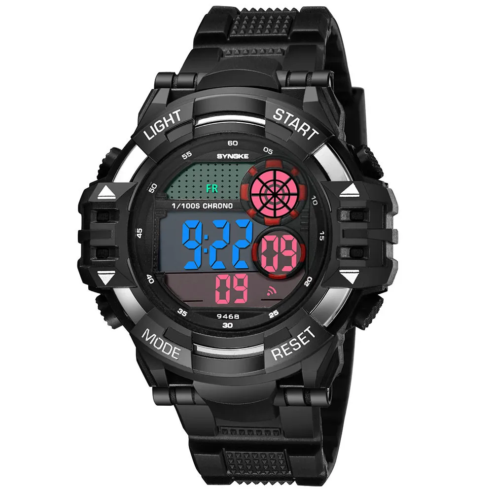 SYNOKE спортивные мужские часы G цифровой шок военный армейский Спорт светодиодный водонепроницаемый наручные часы мужские Relogio Masculino для подарка N50