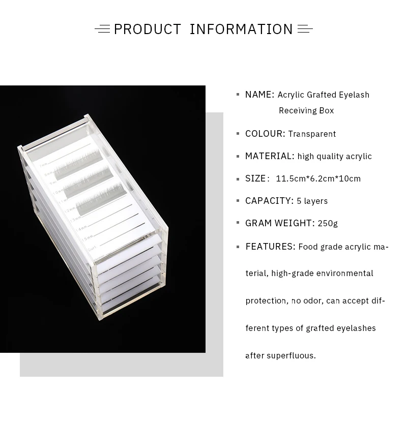 Коробка для хранения ресниц, органайзер для наращивания ресниц, акриловая пластина для хранения ресниц, органайзер, держатель, инструменты для наращивания ресниц