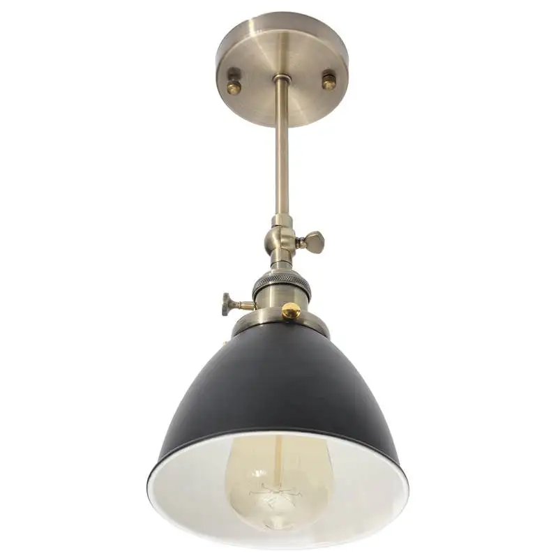 E27 винтажный настенный светильник сельский черный/белый материал| |