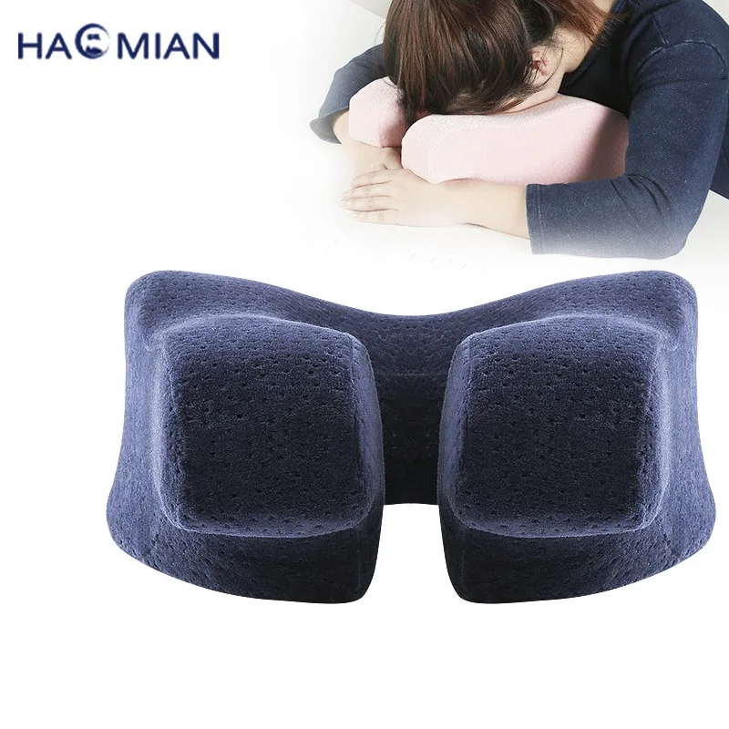 Breathable Velvet Fabric Sleep Pillow Car Travel Cushion Home Textile