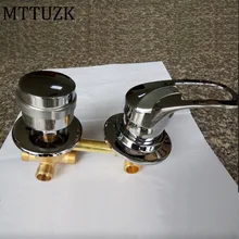 Mttuzk Твердый латунный настенный 2/3/4/5 способов на выпуске воды душевой кран винт и интубации душевой смеситель для душа смесительный клапан